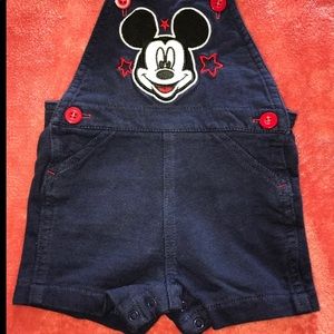 Baby Boy’s SZ:3-6M Micky Mouse Overalls